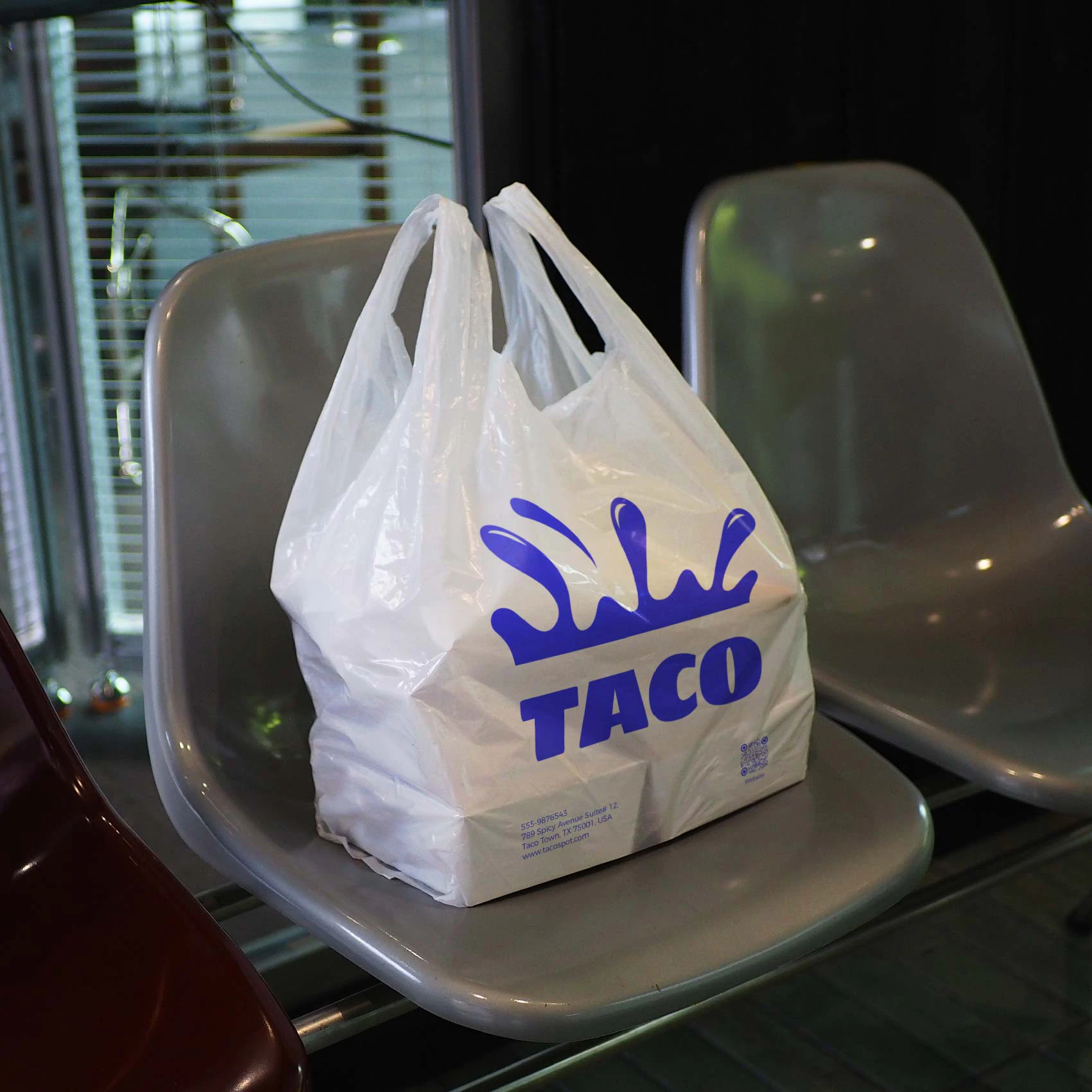 Bulk Plastic Bag with Logo
