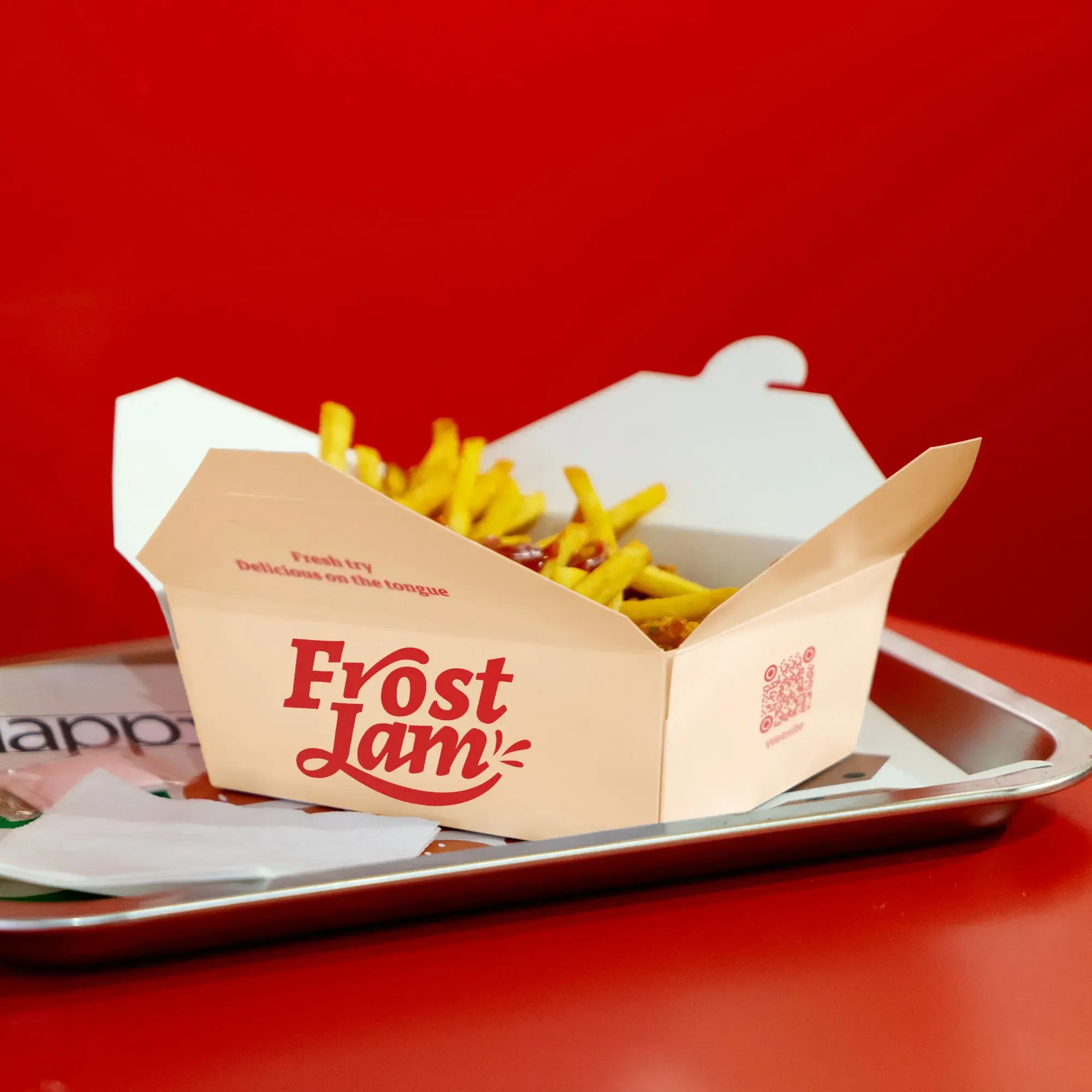 Tap Lock Paper Takeout Box