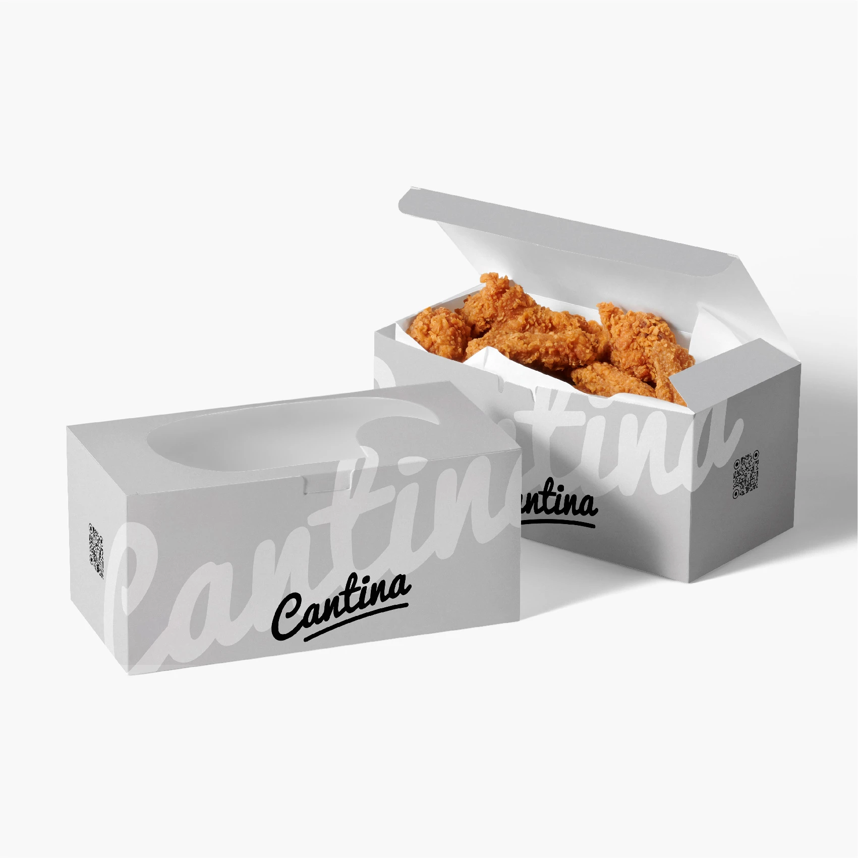 Paper Chicken Box with Window