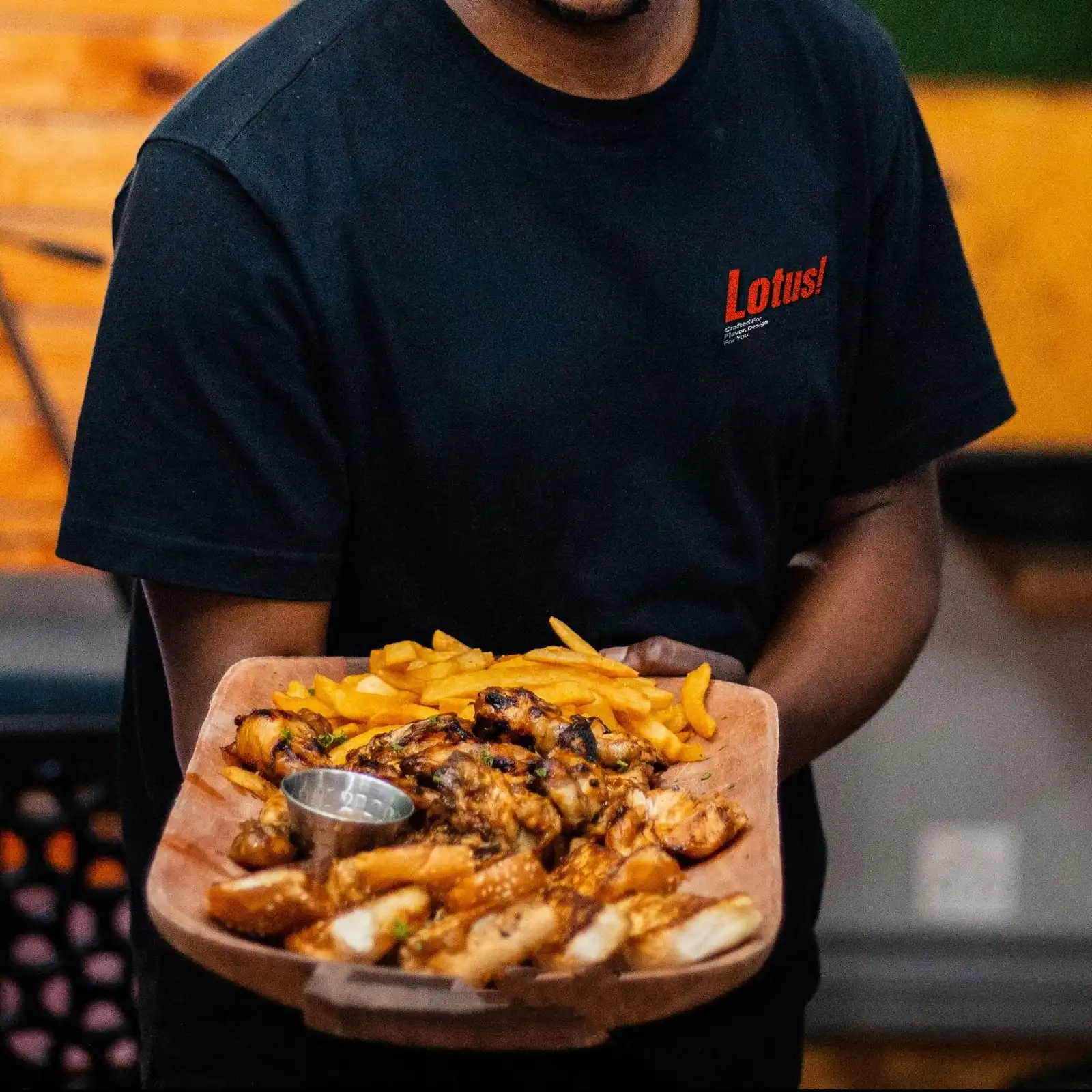 Custom Cotton T-Shirt for Restaurant