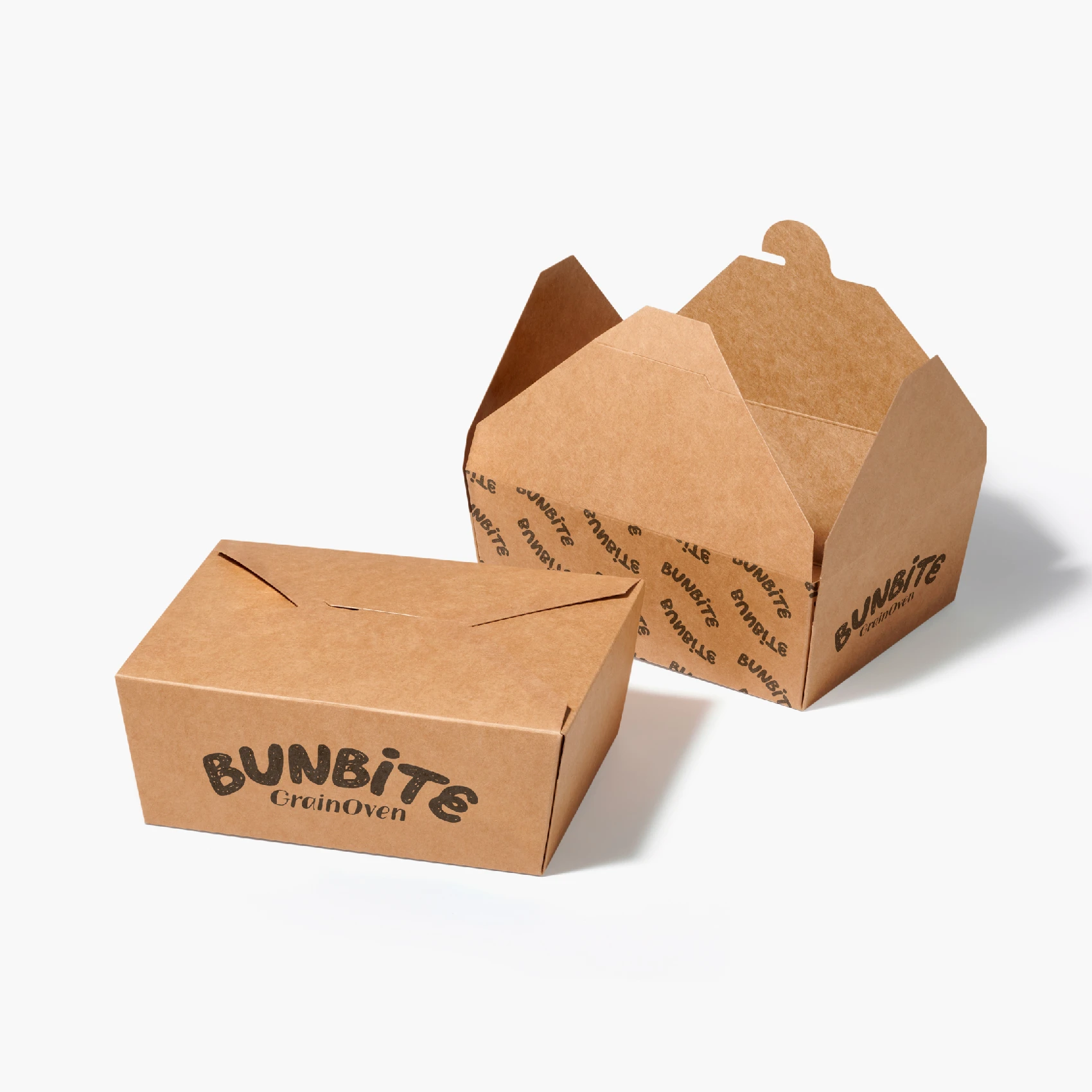 Brown Paper Box for Fried Foods