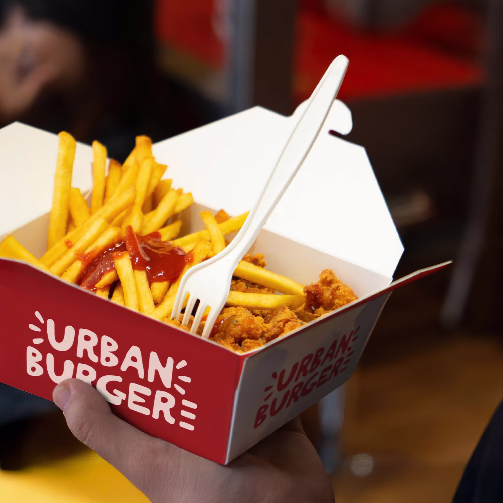Printed Paper Box for Fries