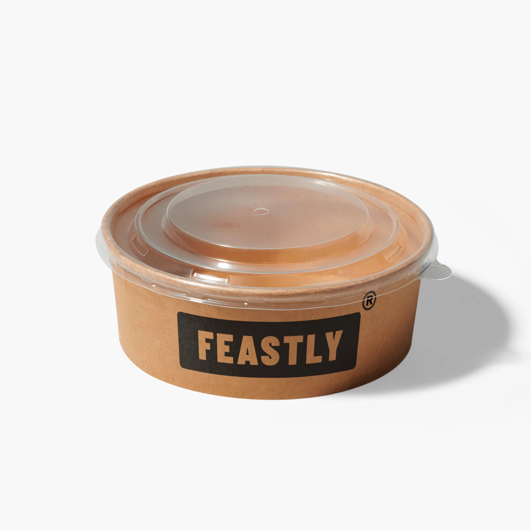Kraft Paper Salad Bowls with Primium Logo Printing