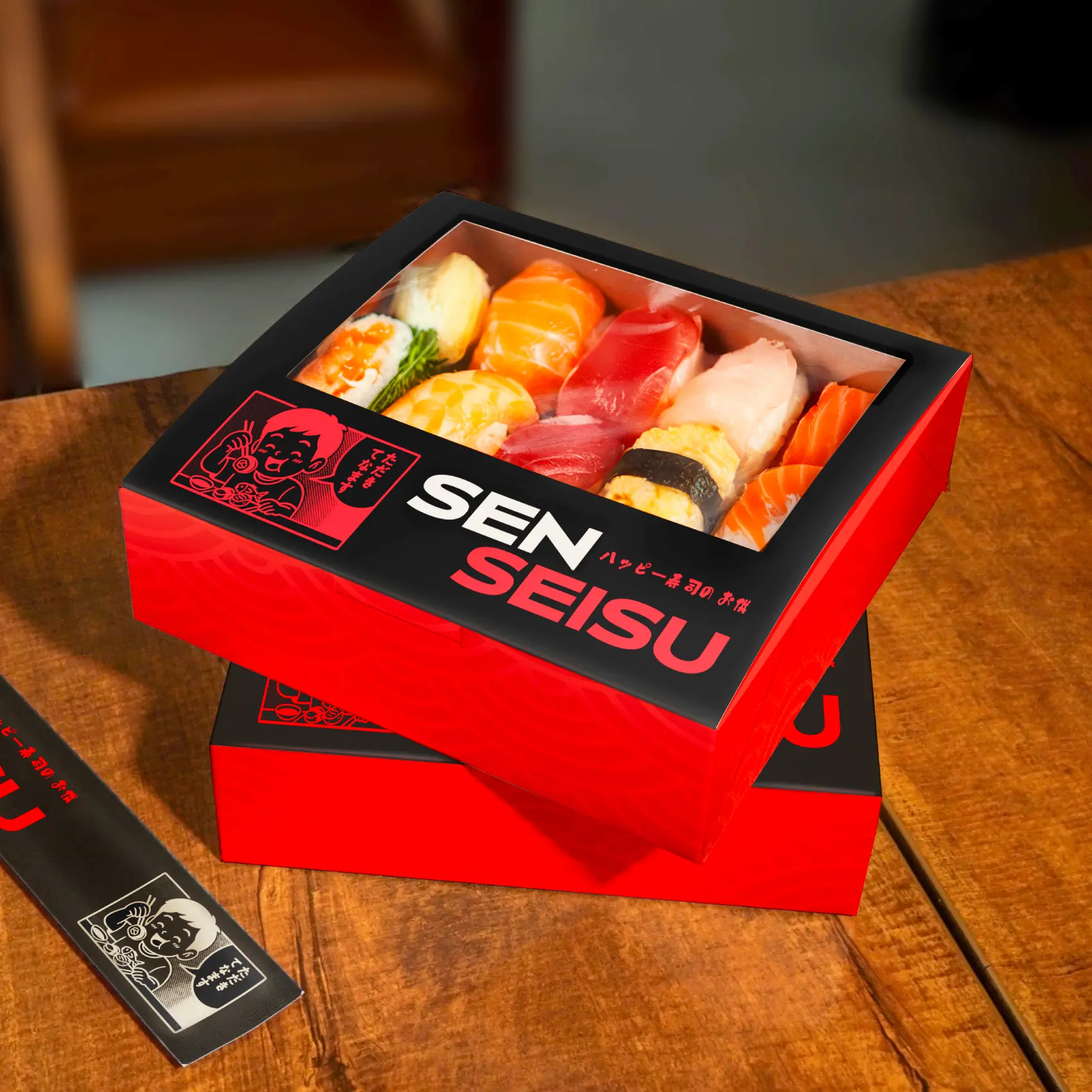 Premium Sushi Take-Out Box