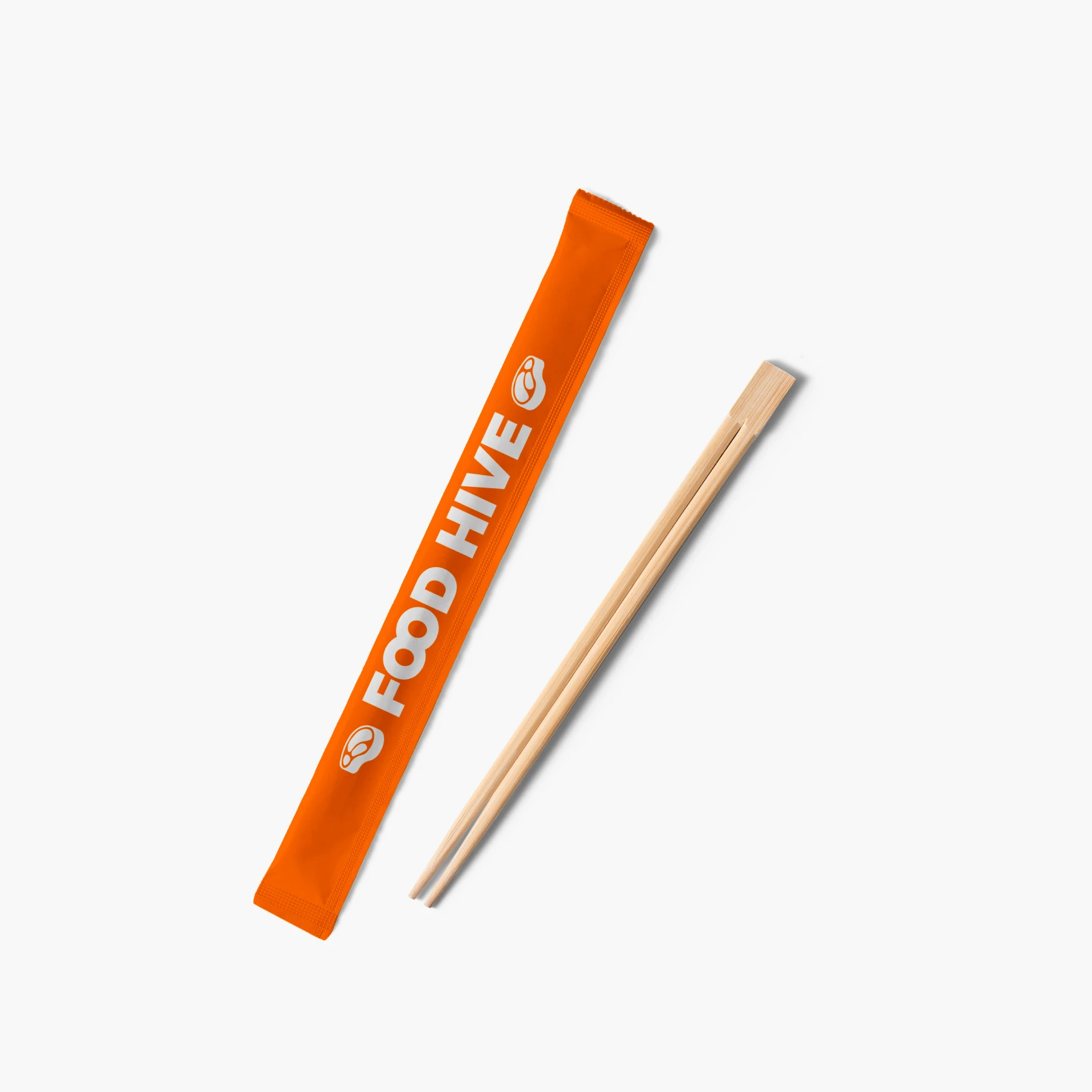 Custom Chopsticks with Paper Wrapping