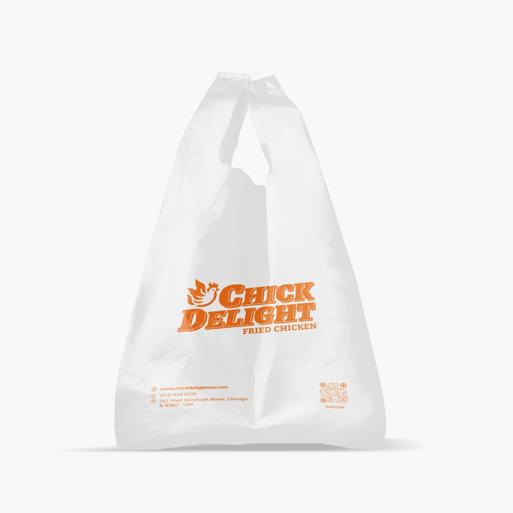 Custom Plastic Bag for Takeout