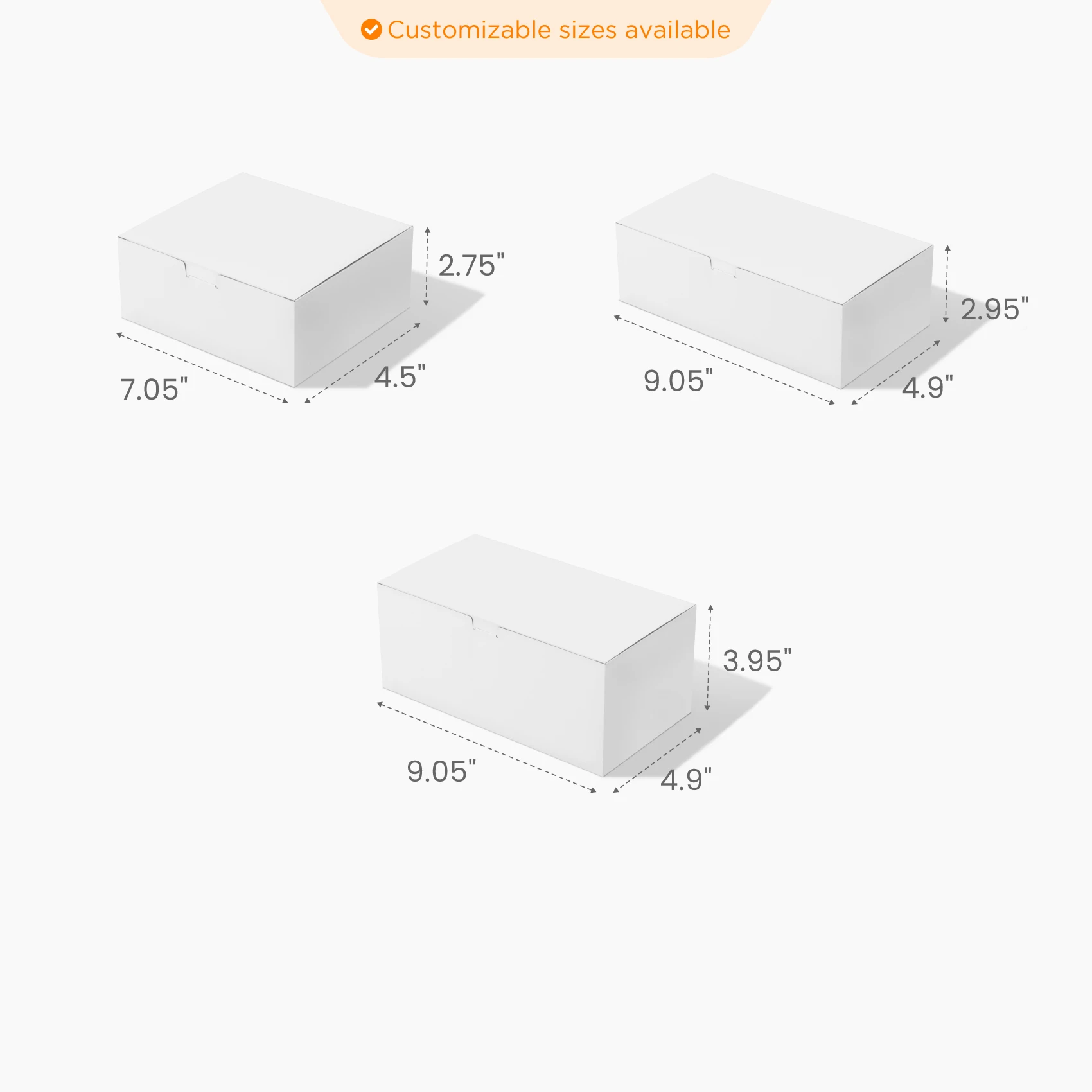 Tuck Top Fried Chicken Box Size