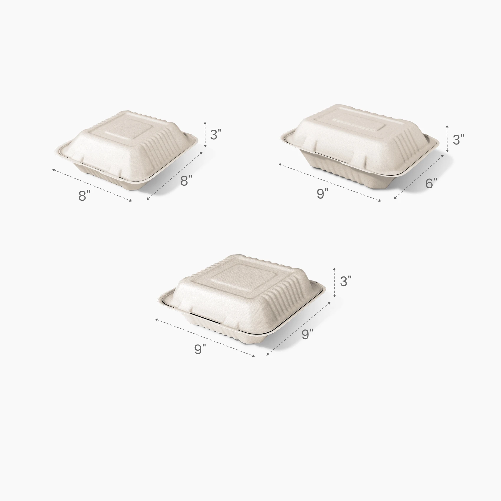 Clamshell Container Size