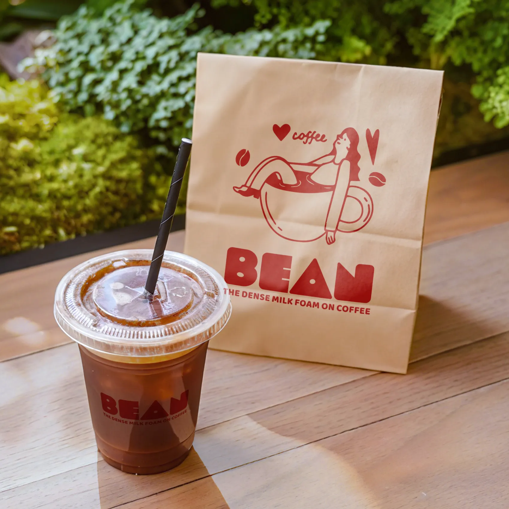 Kraft Paper Bag with Printed Logo