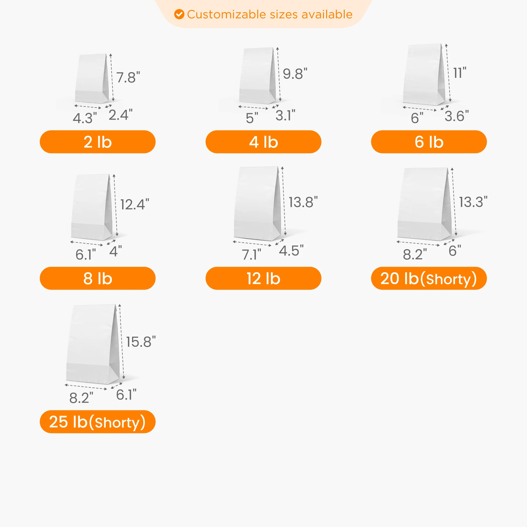 Premium Paper Bag Size