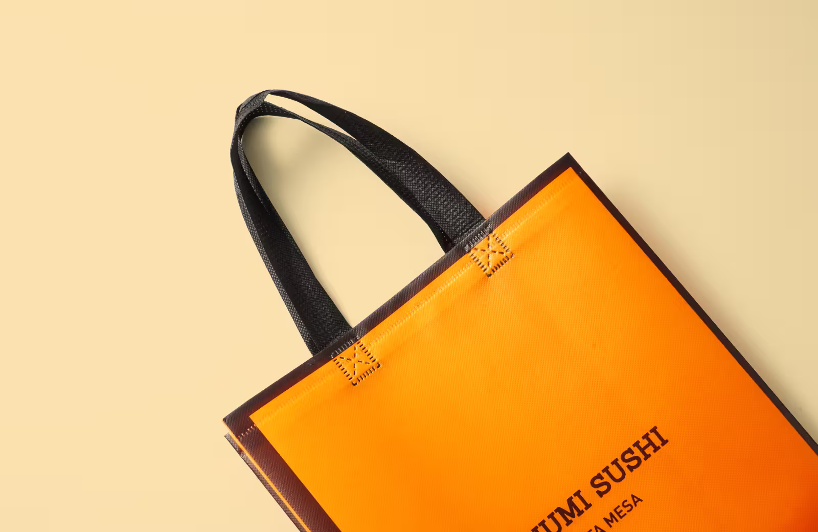 Custom Reusable To-Go Bag with Handle